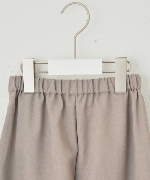 CIAOPANIC TYPY(チャオパニックティピー)の「【KIDS】テックリネンセンターシームサイドスリットワイドスラックス(スラックス・キッズ・ブルー/グレイッシュベージュ・S/M/L/XL/XXL)」の14枚目の写真