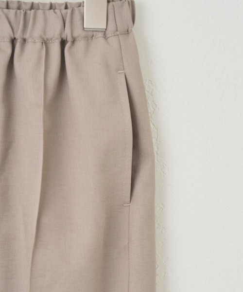 CIAOPANIC TYPY(チャオパニックティピー)の「【KIDS】テックリネンセンターシームサイドスリットワイドスラックス(スラックス・キッズ・ブルー/グレイッシュベージュ・S/M/L/XL/XXL)」の6枚目の写真