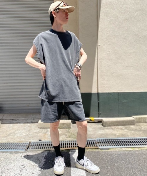 ダンケシェーン ピグメントスプレーノースリーブ グレー L 楽天市場】LHP DankeSchon/ダンケシェーン/PIGMENT SPRAYING NS