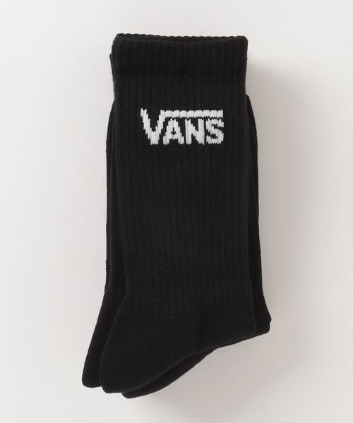 VANS（バンズ）の「VANS ヴァンズ CREW 3PACK SOCKS ソックス 123R1210501 ABC-MART限定 BLACK（ソックス/靴下・メンズ・ブラック・SMALL/MEDIUM）」の2枚目の写真