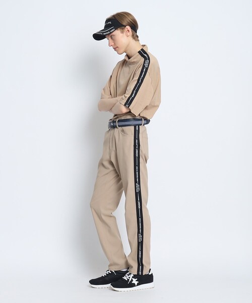 adabat(アダバット)の「【股下76cm】サイドテープデザイン ストレッチパンツ(その他パンツ・メンズ・ナチュラル/カーキ/ダークネイビー・46/48/50)」の15枚目の写真
