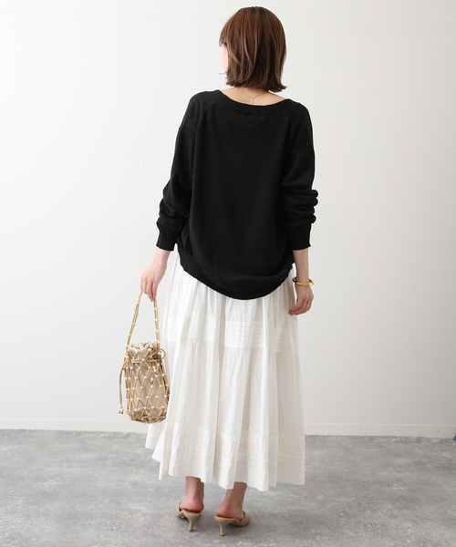 美品　SLOBE IENA コットンタックキャミワンピース SLOBE IENA（スローブイエナ）の「コットンタックキャミ