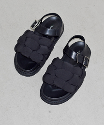 【LAROUTE】パフメッシュサンダル