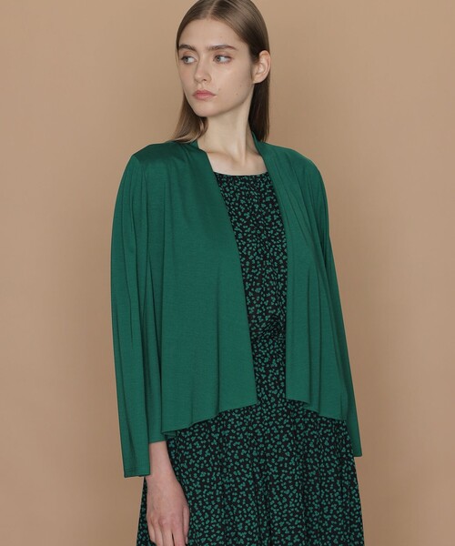 MACKINTOSH LONDON(マッキントッシュ ロンドン)の「シアーカーディガン(カーディガン/ボレロ・レディース・オフホワイト/グリーン系その他4/ネイビー・38)」の1枚目の写真