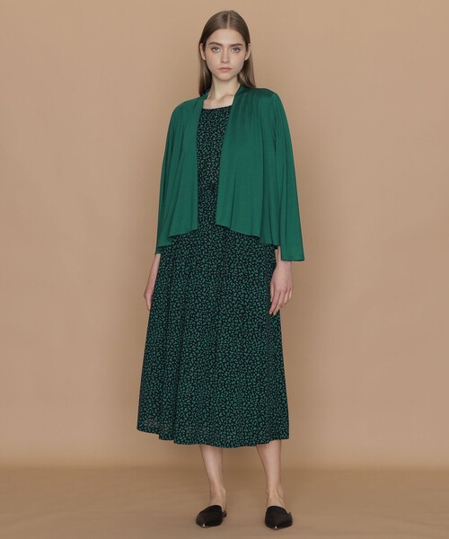 MACKINTOSH LONDON(マッキントッシュ ロンドン)の「シアーカーディガン(カーディガン/ボレロ・レディース・オフホワイト/グリーン系その他4/ネイビー・38)」の6枚目の写真