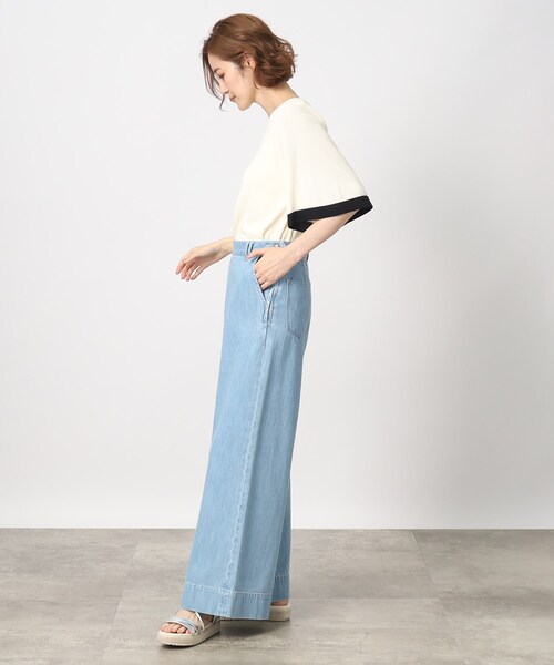 grove(グローブ)の「◆華やかでお手入れ簡単!やわらかドライタッチ フレア袖ニット(ニット/セーター・レディース・アイボリー系4/ブラック系4/ダークグリーン系4/ベージュ系その他7・02/03/04/05/01)」の21枚目の写真