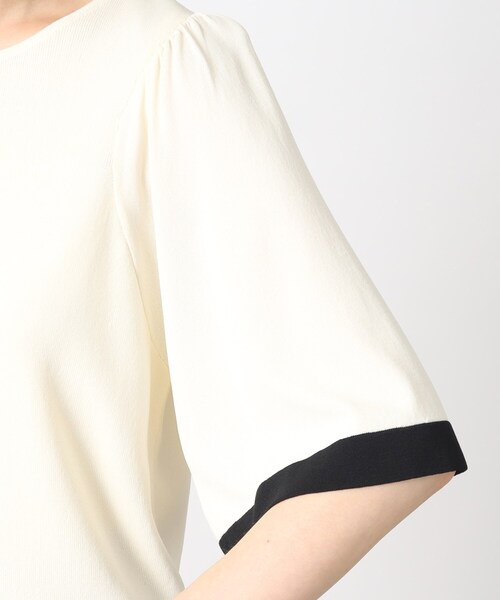 grove(グローブ)の「◆華やかでお手入れ簡単!やわらかドライタッチ フレア袖ニット(ニット/セーター・レディース・アイボリー系4/ブラック系4/ダークグリーン系4/ベージュ系その他7・02/03/04/05/01)」の10枚目の写真