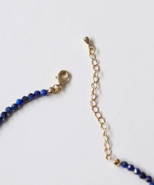 antiqua（アンティカ）の「カラーストーンネックレス（ネックレス・レディース・ブルー/ブラック・FREE）」の13枚目の写真