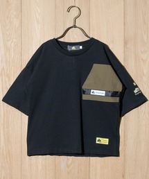 LOGOS（ロゴス）の「【30】〔LOGOS/ロゴス〕DRY天竺 ロゴデザイン 6分袖Tシャツ（Tシャツ/カットソー）」