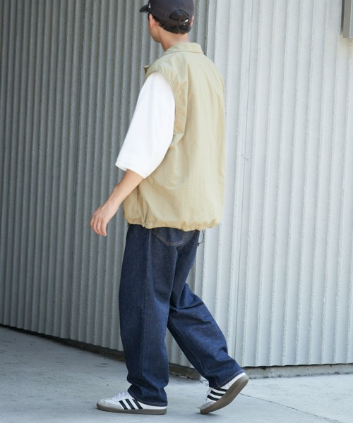 CIAOPANIC TYPY（チャオパニックティピー）の「【WEB限定】ナイロンベスト（ベスト・メンズ・ベージュ/ブラック/グレー/オリーブ/ネイビー/ホワイト系その他/サックスブルー/ライトグレー/チャコールグレー・LARGE/MEDIUM）」の19枚目の写真