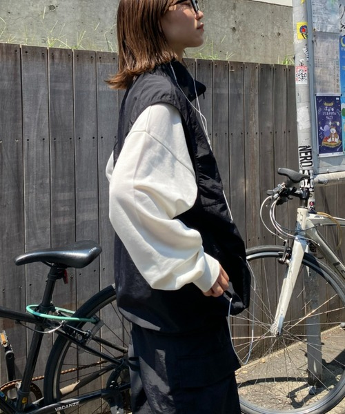 CIAOPANIC TYPY（チャオパニックティピー）の「【WEB限定】ナイロンベスト（ベスト・メンズ・ベージュ/ブラック/グレー/オリーブ/ネイビー/ホワイト系その他/サックスブルー/ライトグレー/チャコールグレー・LARGE/MEDIUM）」の17枚目の写真