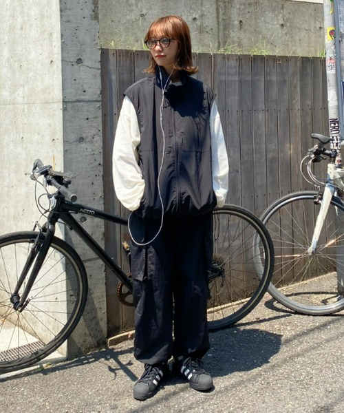 CIAOPANIC TYPY（チャオパニックティピー）の「【WEB限定】ナイロンベスト（ベスト・メンズ・ベージュ/ブラック/グレー/オリーブ/ネイビー/ホワイト系その他/サックスブルー/ライトグレー/チャコールグレー・LARGE/MEDIUM）」の21枚目の写真