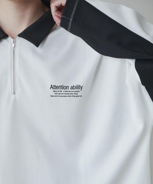 LUCY（ルーシー）の「LUCY/ドルマンポンチハーフジップロンT（Tシャツ