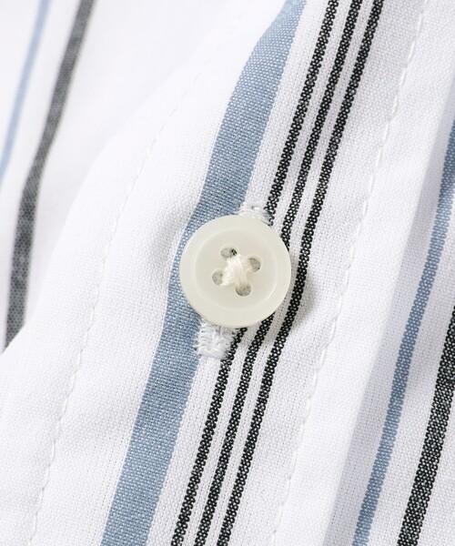 B:MING by BEAMS(ビーミングバイビームス)の「B:MING by BEAMS / ストライプ レギュラーカラー シャツ(シャツ/ブラウス・メンズ・オフホワイト/ブルー・LARGE/SMALL/MEDIUM/X-LARGE)」の11枚目の写真