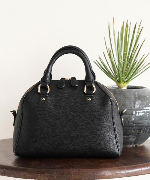 BEAUTY&YOUTH UNITED ARROWS（ビューティーアンドユースユナイテッドアローズ）の「BY フェイクレザー2WAYボストン 3（ボストンバッグ・レディース・ブラック/ベージュ/オレンジ系その他・ﾌﾘ-）」の7枚目の写真