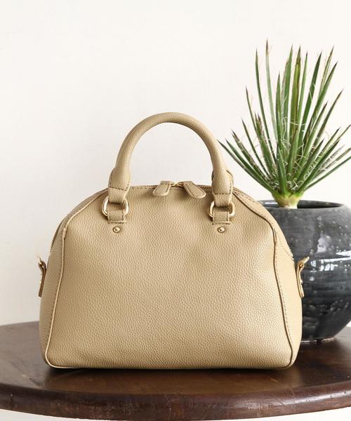 BEAUTY&YOUTH UNITED ARROWS（ビューティーアンドユースユナイテッドアローズ）の「BY フェイクレザー2WAYボストン 3（ボストンバッグ・レディース・ブラック/ベージュ/オレンジ系その他・ﾌﾘ-）」の8枚目の写真