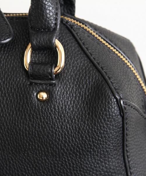 BEAUTY&YOUTH UNITED ARROWS（ビューティーアンドユースユナイテッドアローズ）の「BY フェイクレザー2WAYボストン 3（ボストンバッグ・レディース・ブラック/ベージュ/オレンジ系その他・ﾌﾘ-）」の12枚目の写真