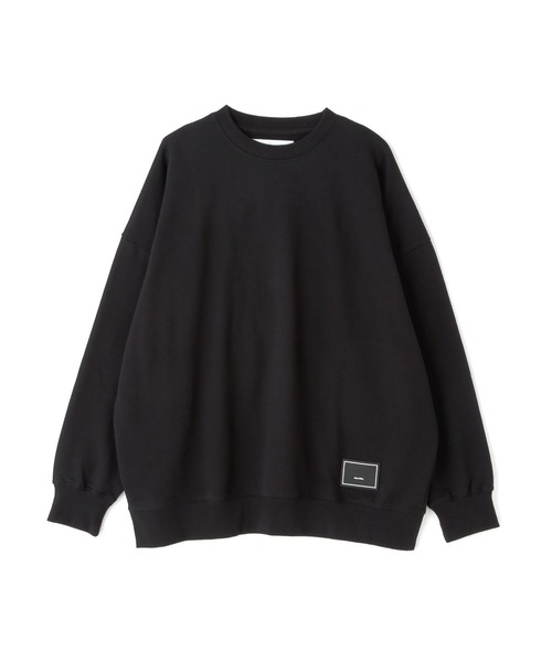 WHITELAND（ホワイトランド）の「【WEB&DEPOT限定】WHITELAND/ホワイトランド/SILICON TAG CREWNECK SWEATSHIRTS（スウェット・レディース・ホワイト/ブラック/グレー/カーキ・L/M）」の3枚目の写真