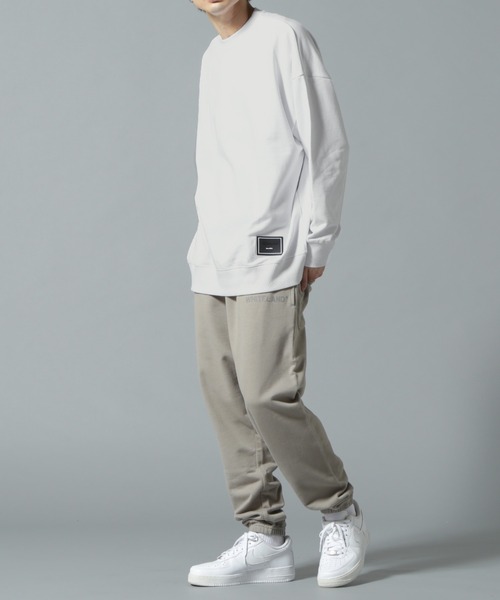 WHITELAND（ホワイトランド）の「【WEB&DEPOT限定】WHITELAND/ホワイトランド/SILICON TAG CREWNECK SWEATSHIRTS（スウェット・レディース・ホワイト/ブラック/グレー/カーキ・L/M）」の6枚目の写真