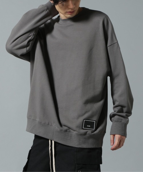 WHITELAND（ホワイトランド）の「【WEB&DEPOT限定】WHITELAND/ホワイトランド/SILICON TAG CREWNECK SWEATSHIRTS（スウェット・レディース・ホワイト/ブラック/グレー/カーキ・L/M）」の17枚目の写真