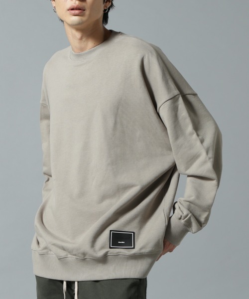 WHITELAND（ホワイトランド）の「【WEB&DEPOT限定】WHITELAND/ホワイトランド/SILICON TAG CREWNECK SWEATSHIRTS（スウェット・レディース・ホワイト/ブラック/グレー/カーキ・L/M）」の21枚目の写真