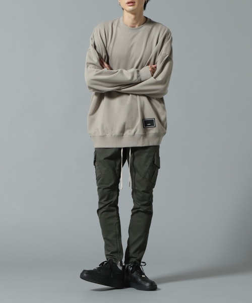 WHITELAND（ホワイトランド）の「【WEB&DEPOT限定】WHITELAND/ホワイトランド/SILICON TAG CREWNECK SWEATSHIRTS（スウェット・レディース・ホワイト/ブラック/グレー/カーキ・L/M）」の22枚目の写真