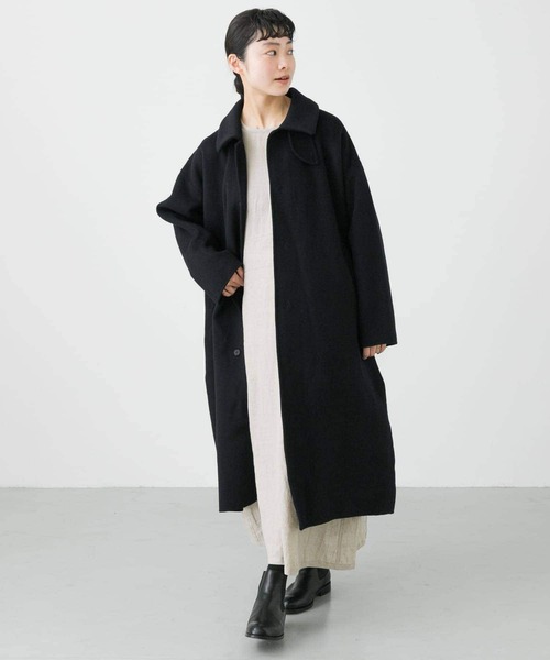 かぐれ（カグレ）の「ウールステンカラーコート（ステンカラーコート