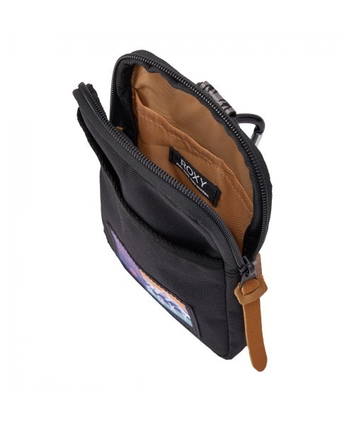ROXY(ロキシー)の「ADVENTURE NECKPOUCH/ロキシーアウトドアカラーリング撥水ネックポーチ(ショルダーバッグ・レディース・オレンジ/パープル/ブラック・FREE)」の5枚目の写真