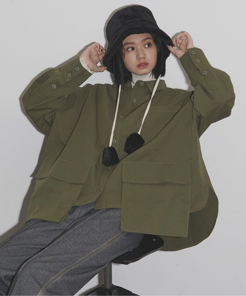 THE YOn(ザヨン)の「イヤーマフエコファーバケットハット(ハット・レディース・ベージュ/ブラック/アイボリー・FREE)」の18枚目の写真