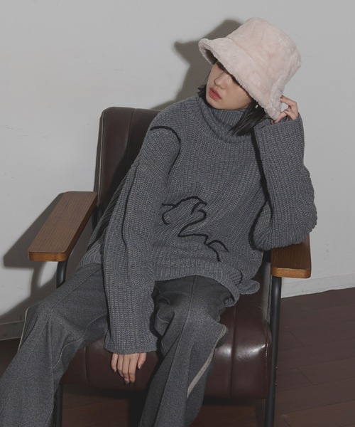 THE YOn(ザヨン)の「イヤーマフエコファーバケットハット(ハット・レディース・ベージュ/ブラック/アイボリー・FREE)」の12枚目の写真