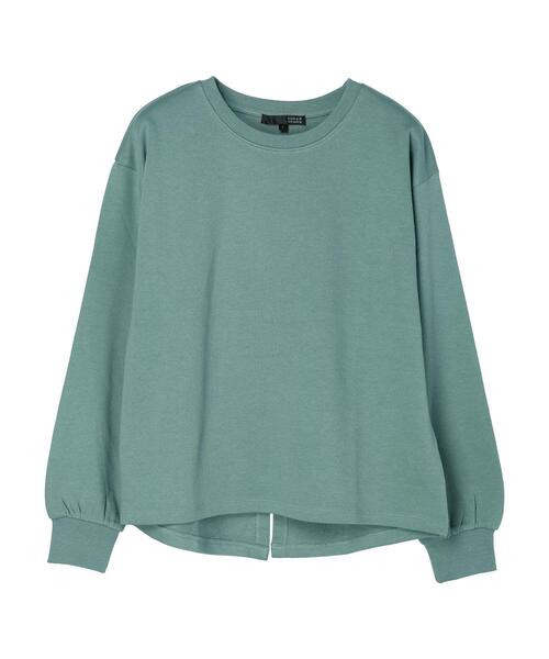 Sugar spoon(シュガースプーン)の「・SUGAR SPOON バックスリットウラケスウェット(スウェット・レディース・グリーン/ライトベージュ/ブラック/チャコールグレー・FREE)」の14枚目の写真