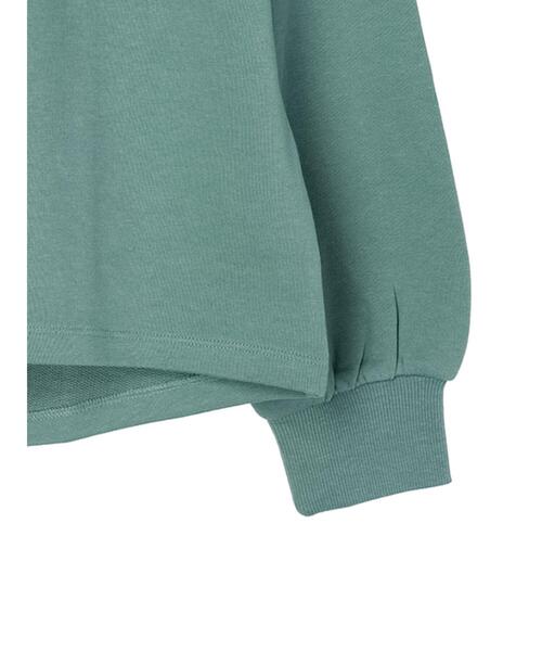 Sugar spoon(シュガースプーン)の「・SUGAR SPOON バックスリットウラケスウェット(スウェット・レディース・グリーン/ライトベージュ/ブラック/チャコールグレー・FREE)」の17枚目の写真