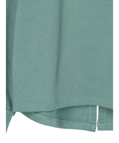 Sugar spoon(シュガースプーン)の「・SUGAR SPOON バックスリットウラケスウェット(スウェット・レディース・グリーン/ライトベージュ/ブラック/チャコールグレー・FREE)」の18枚目の写真