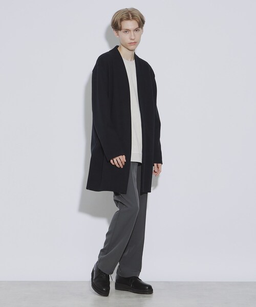 tk.TAKEO KIKUCHI（ティーケータケオキクチ）の「◆ダブルフェイスカットコーディガン（カーディガン/ボレロ・メンズ・ブルー系その他/ベージュ/チャコールグレー・04/02/03）」の15枚目の写真