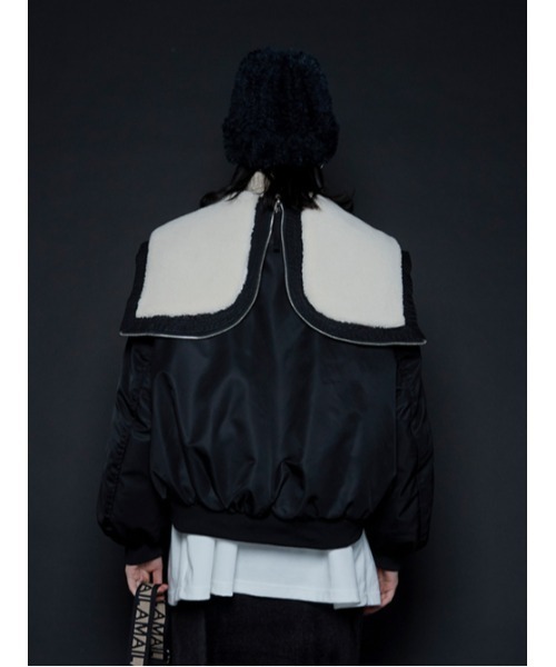 AMAIL(アマイル)の「N2b motif blouson(ブルゾン・レディース・ブラック/カーキ・FREE)」の17枚目の写真