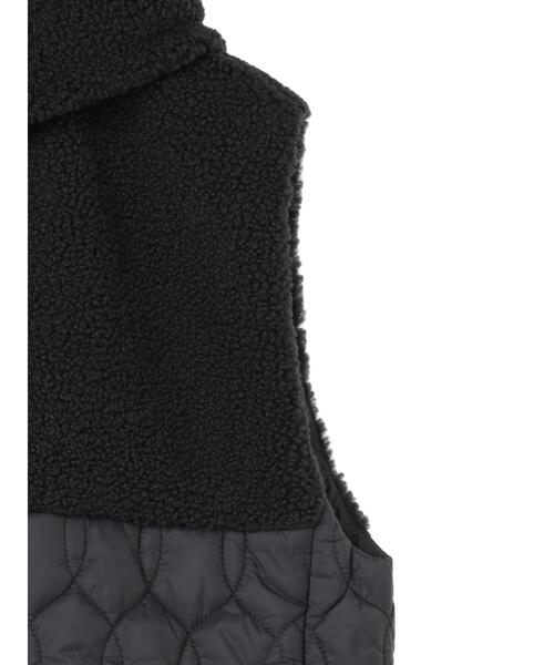 AMERICAN HOLIC（アメリカンホリック）の「キルポカキルトフードベスト（ベスト・レディース・チャコールグレー・L/M）」の18枚目の写真