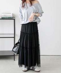 SUGAR BISKET | ティアードチュールスカート(スカート)