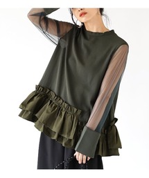 e-zakkamania stores | バブルヘム シアースリーブトップ(シャツ/ブラウス)
