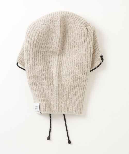 LIBERE（リベーレ）の「STRING WARM HOOD（ニットキャップ/ビーニー・メンズ・ブラック/アイボリー・FREE）」の18枚目の写真
