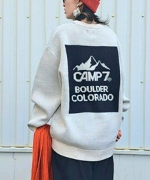 CAMP7 | 【CAMP7】ジャガードロゴニットプルオーバー(ニット/セーター)