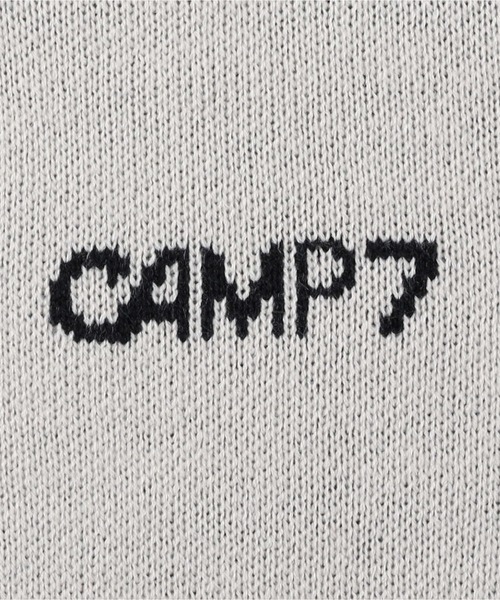 CAMP7（キャンプセブン）の「【CAMP7】ジャガードロゴニットプルオーバー（ニット/セーター・レディース・グリーン/オフホワイト/ブラック・M-L）」の16枚目の写真