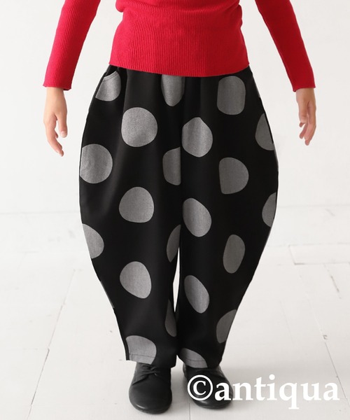【新品未使用】keinarita polkadot pantドットパンツ antiqua パンツ ドット柄サーカスパンツ レディース : ZOZOTOWN