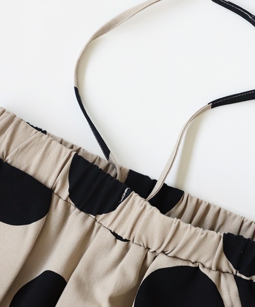 antiqua（アンティカ）の「ドット柄サーカスパンツ（その他パンツ・キッズ・ブラック/ベージュ・160/130/150/120/140）」の5枚目の写真