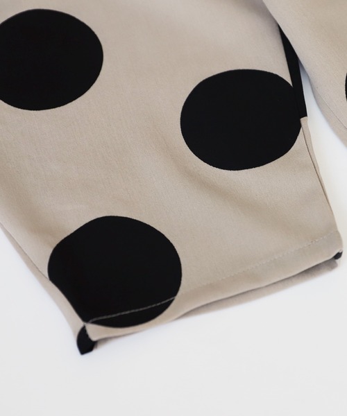 antiqua（アンティカ）の「ドット柄サーカスパンツ（その他パンツ・キッズ・ブラック/ベージュ・160/130/150/120/140）」の7枚目の写真