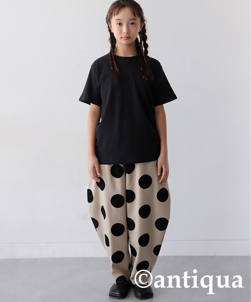 ICHI Antiquities noir サーカスパンツ ベージュ 再入荷予定有!サーカスパンツ バレルレッグ パンツ レディース