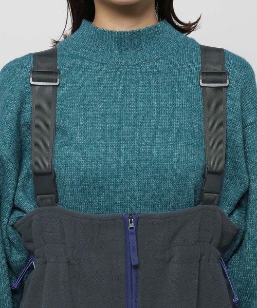 niko and...（ニコアンド）の「フリースZIPジャンパースカート（ジャンパースカート・レディース・チャコール/アイボリー/グレー・FREE）」の22枚目の写真