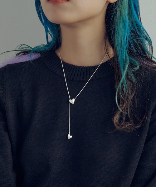 GOLDY（ゴールディ）の「リル ハート スライド ネックレス（ネックレス・レディース・ゴールド/シルバー系その他/ゴールド系その他/シルバー・FREE）」の6枚目の写真