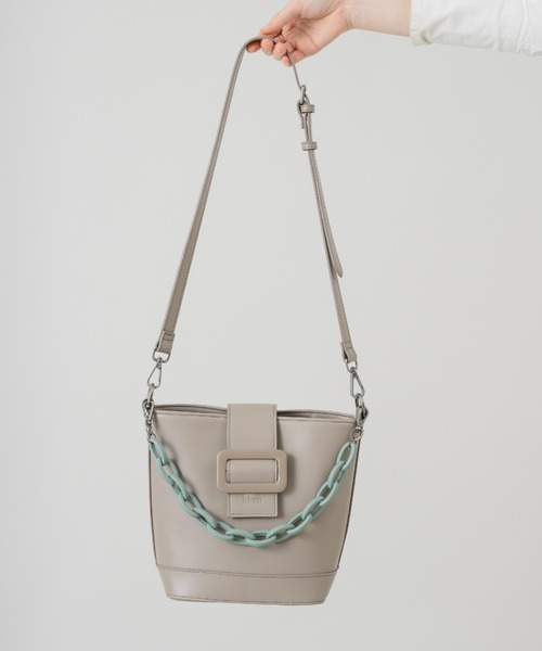 idem（イデム）の「bucket chain bag/チェーン付ショルダーバッグ