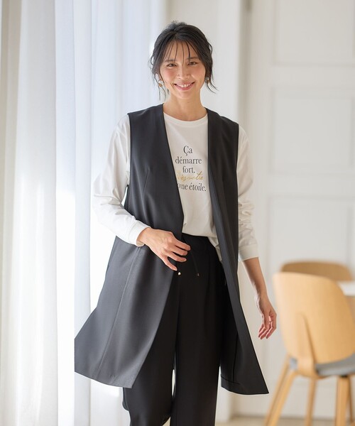 極美品・大きいサイズ2XL✨レミュー　セットアップ　洗濯可　ストレッチ　グレー セール】【洗濯機可/ストレッチ/セットアップ可】イージィケア
