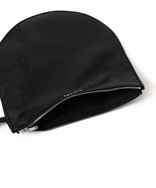 bpr BEAMS（ビーピーアール ビームス ）の「フェイクレザー ポーチ M（ポーチ・メンズ・ブラック/ブラウン系その他4/グレー・ONE SIZE）」の8枚目の写真